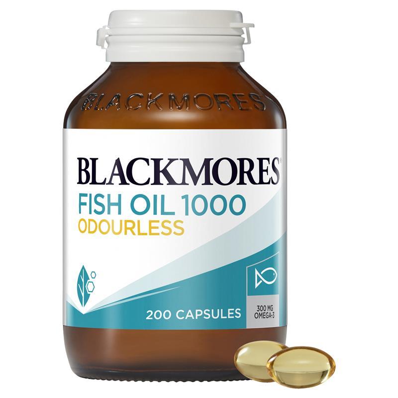 Blackmores Odourless Fish Oil 1000 200 Caps