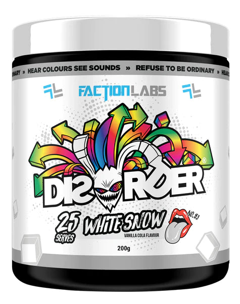 Disorder 25 Serve Pre Workout by Faction Labs