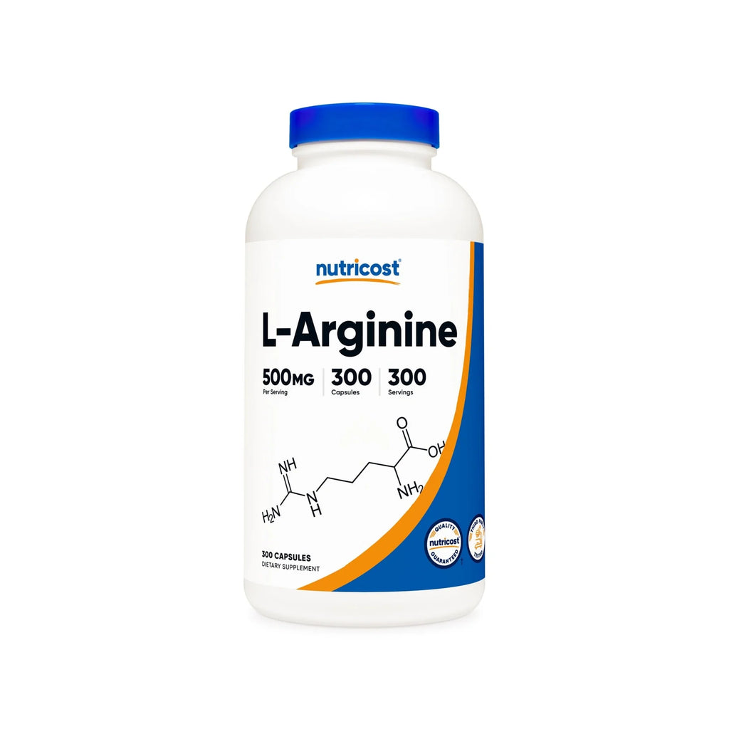 Nutricost Performance L-Arginine 500mg 300 Capsules