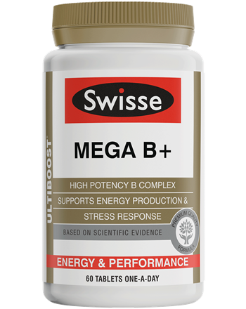 Swisse Ultiboost Mega B + 60 Tablets
