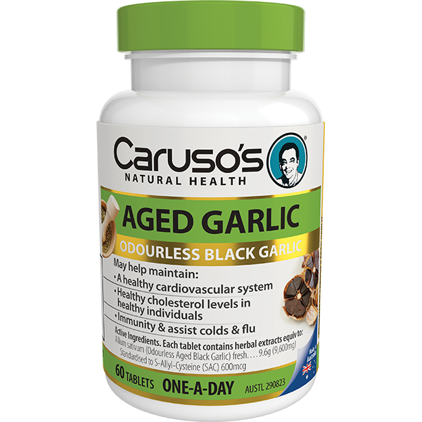 Carusos Natural Health Aged Black Garlic