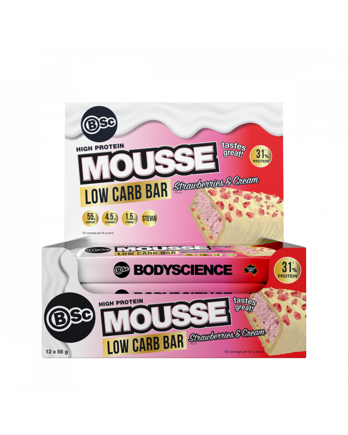 BSC High Protein MOUSSE Low Carb Bar l Body Science