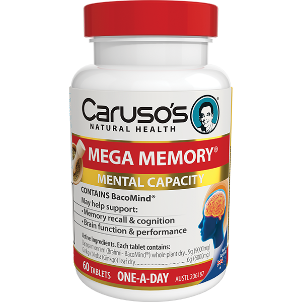 Carusos Natural Health Mega Memory