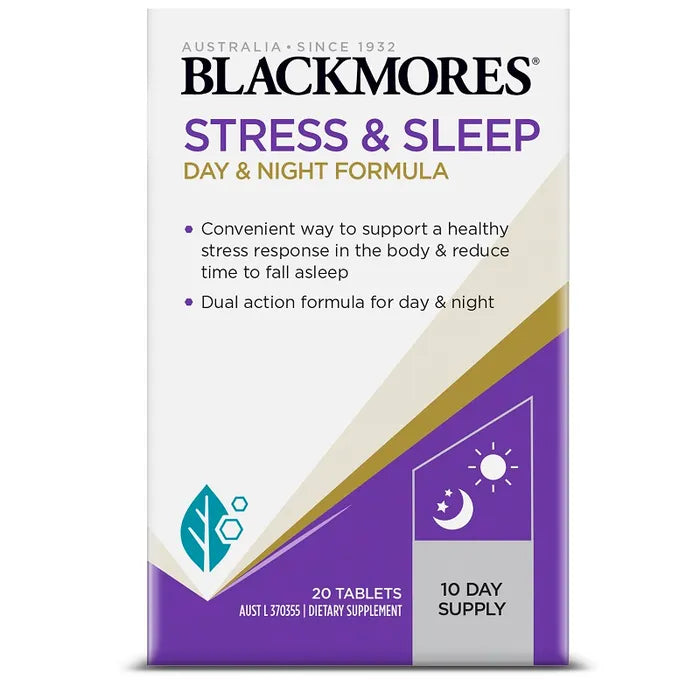 Blackmores Stress and Sleep Day and Night Formula