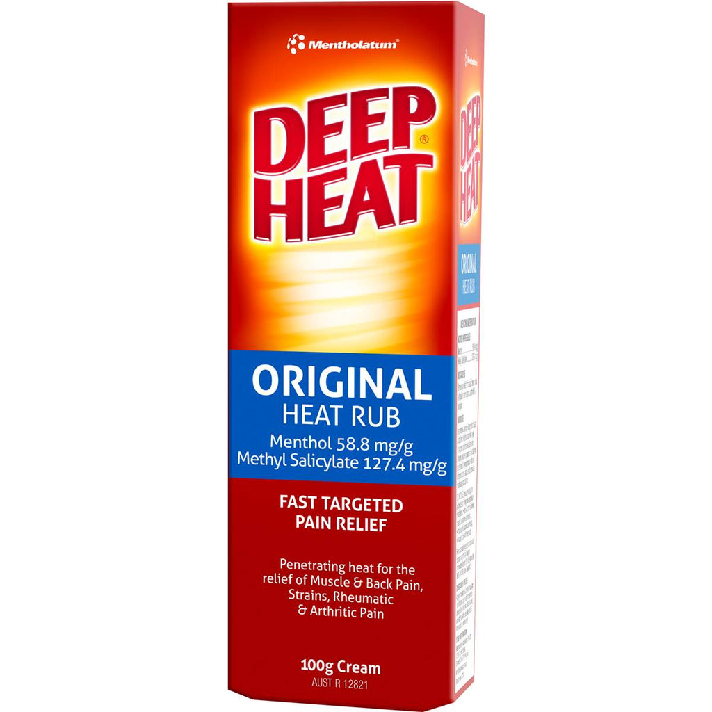Mentholatum Deep Heat Original Heat Rub 100g