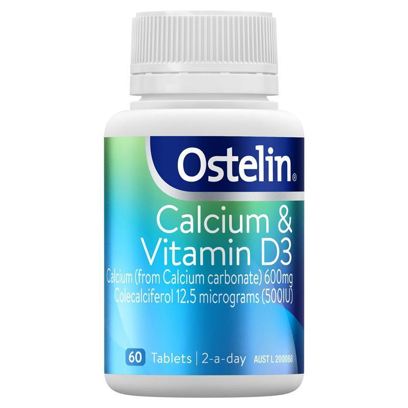 Ostelin Calcium and Vitamin D3 60 Capsules