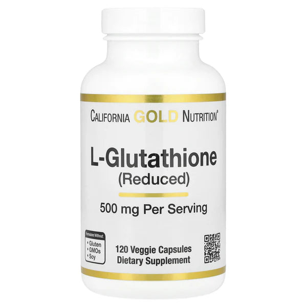 California Gold Nutrition L-Glutathione 500mg Capsules