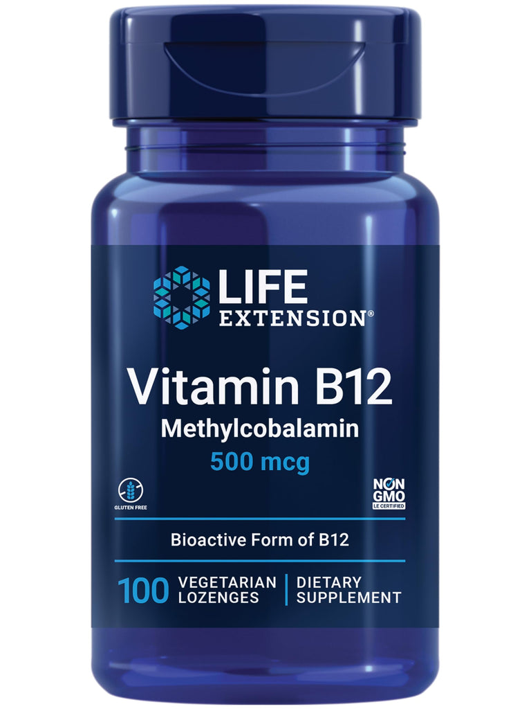 Life Extension Vitamin B12 Methylcobalamin 500mcg