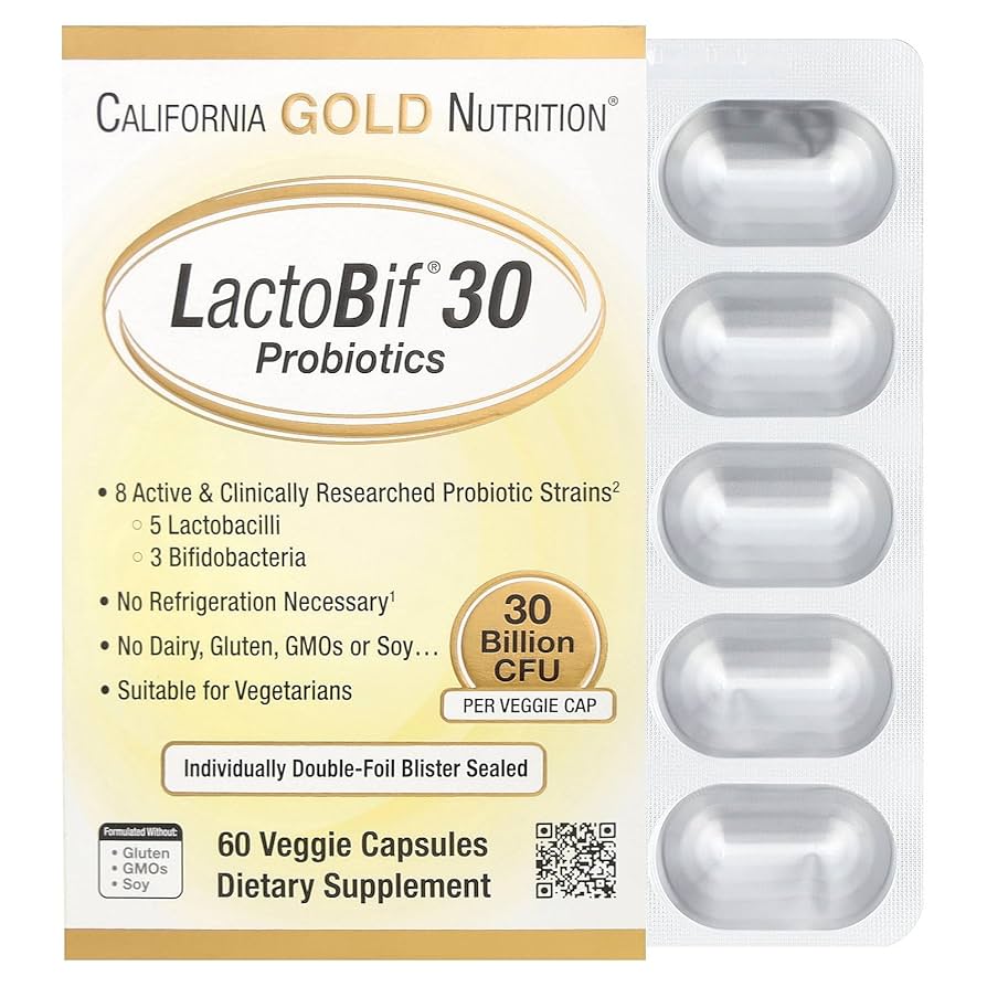 California Gold Nutrition LactoBif 30 Probiotics