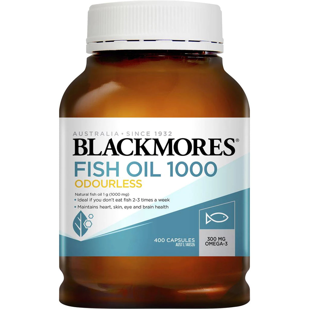 Blackmores Odourless Fish Oil 1000 400 Caps
