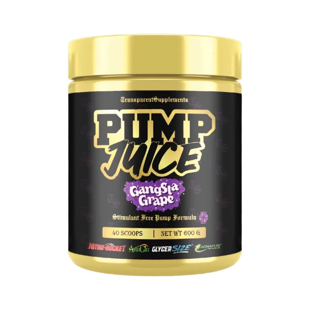 Pump Juice non-stim preworkout by Transparent Supplements