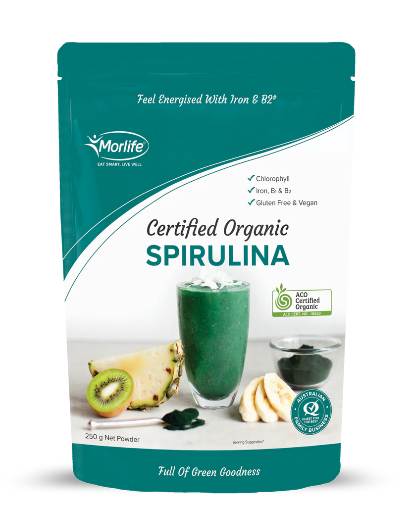 Morlife Certified Organic Spirulina 250g