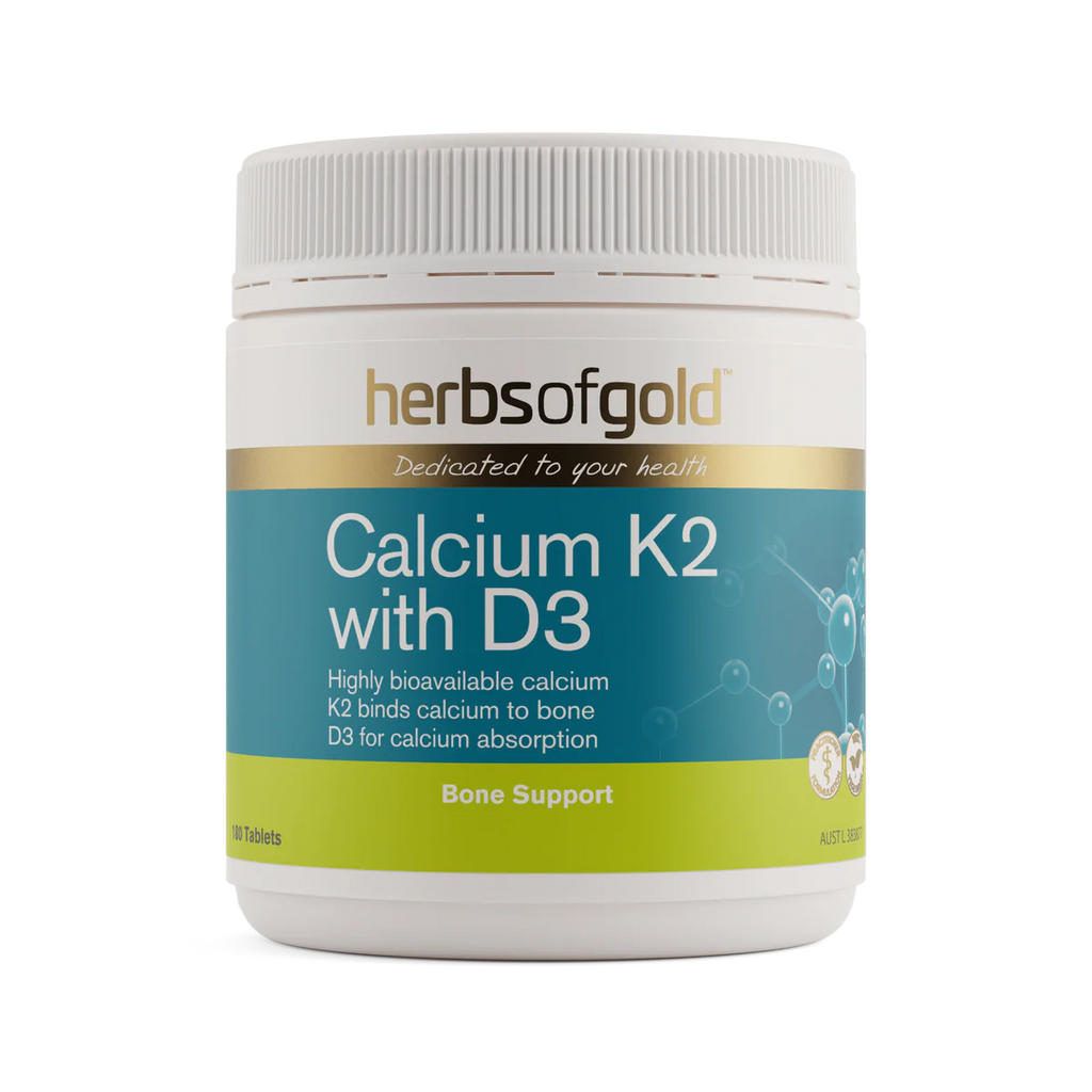 Herbs of Gold Calcium K2 with D3 90 tablets