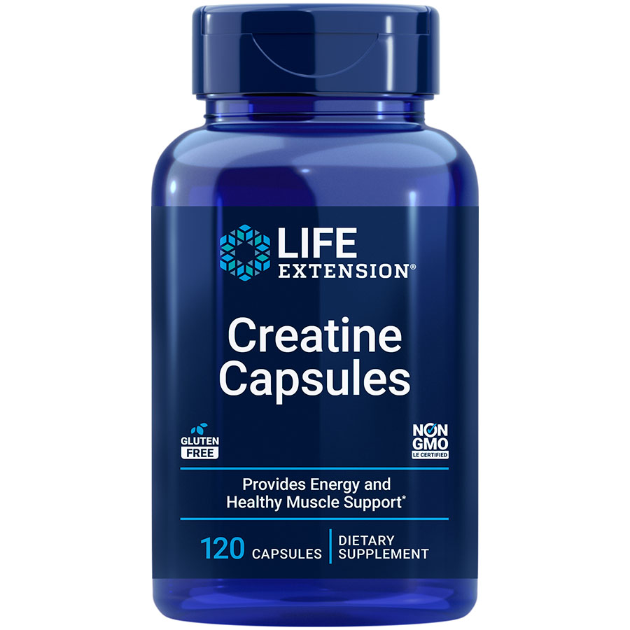 Life Extension Creatine Capsules 120 caps