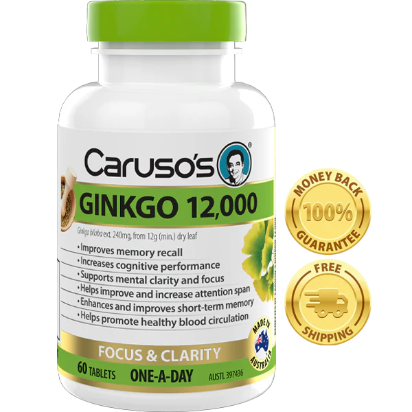 Carusos Natural Health Ginkgo 12,000