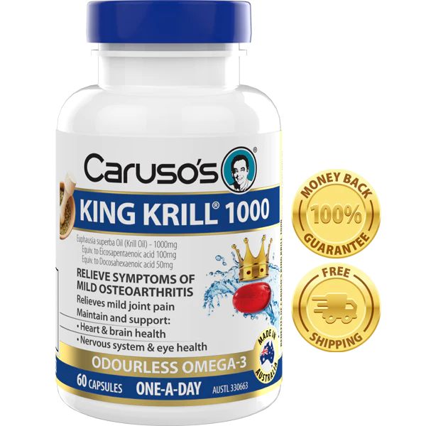 Carusos Natural Health King Krill 1000mg