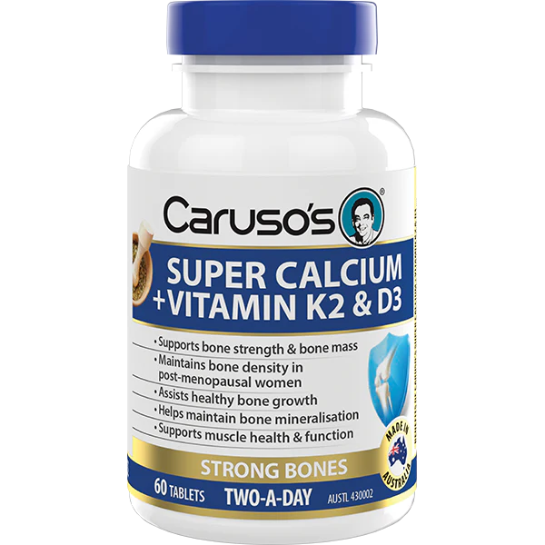 Carusos Natural Health Super Calcium and Vitamin K2 and D3