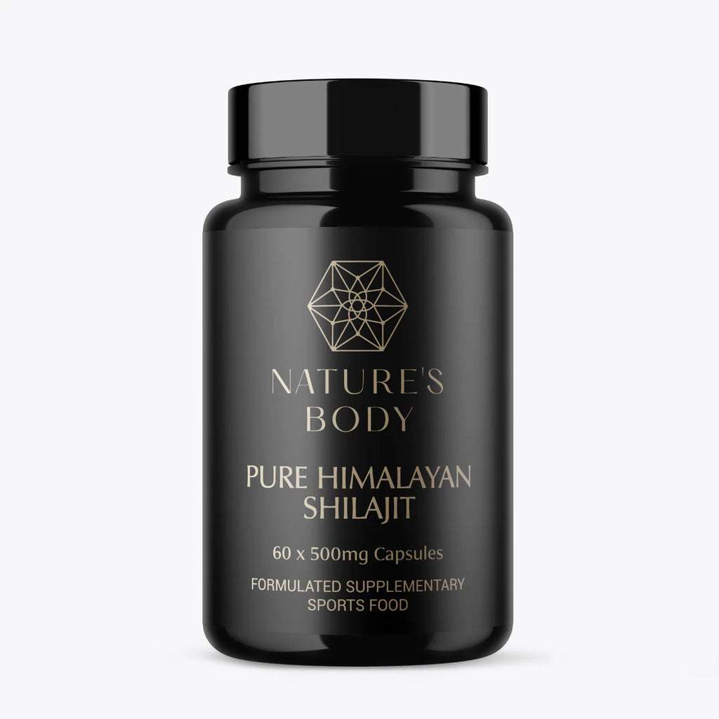 Pure Himalayan Shilajit 500mg Capsules by Natures Body Health