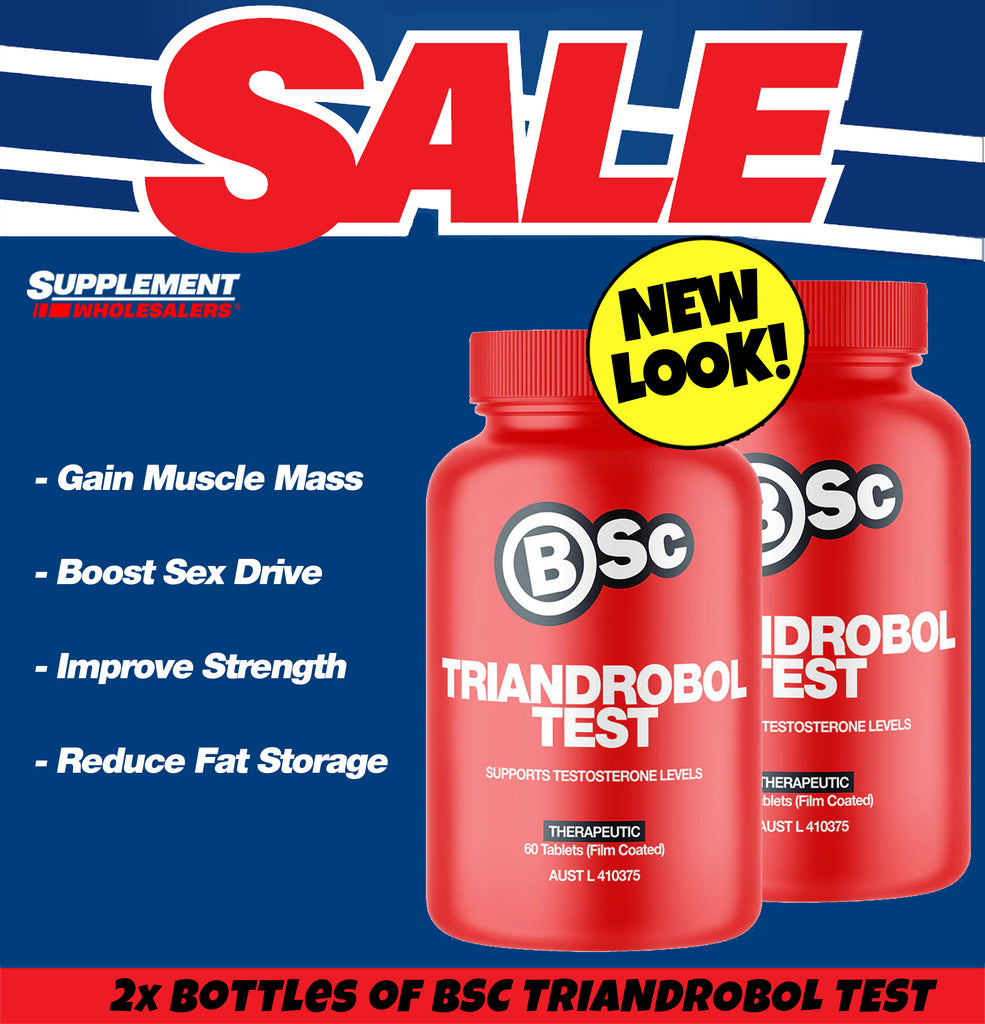 BSC Triandrobol Test - Testosterone Booster 2 Pack Stack l Body Science