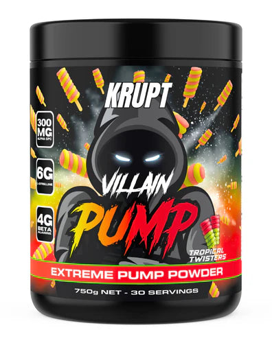 Villain PUMP Non Stim Pre Workout by Krupt