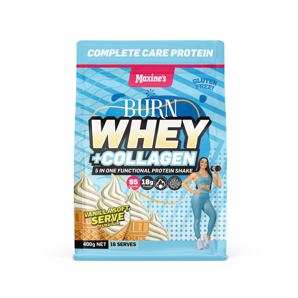 Maxines Burn Whey and Collagen Protein