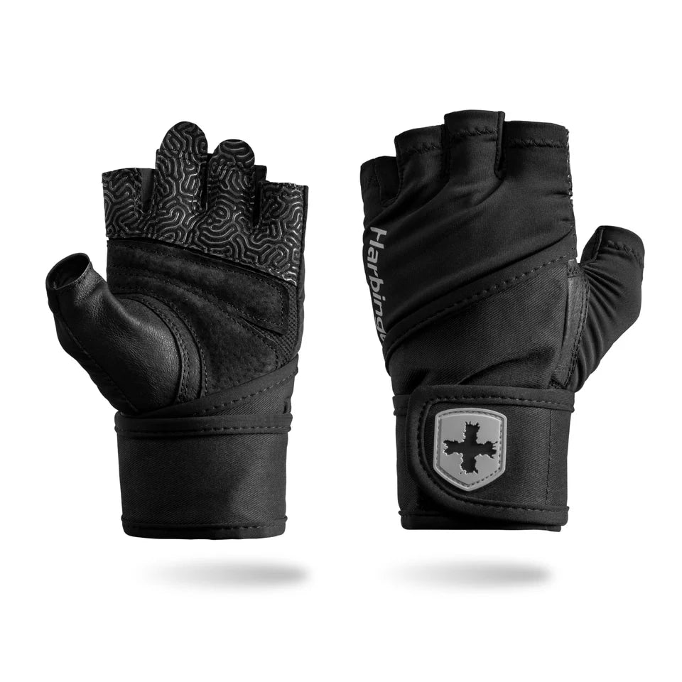 Harbinger Pro Wristwrap Glove (Black) 3.0