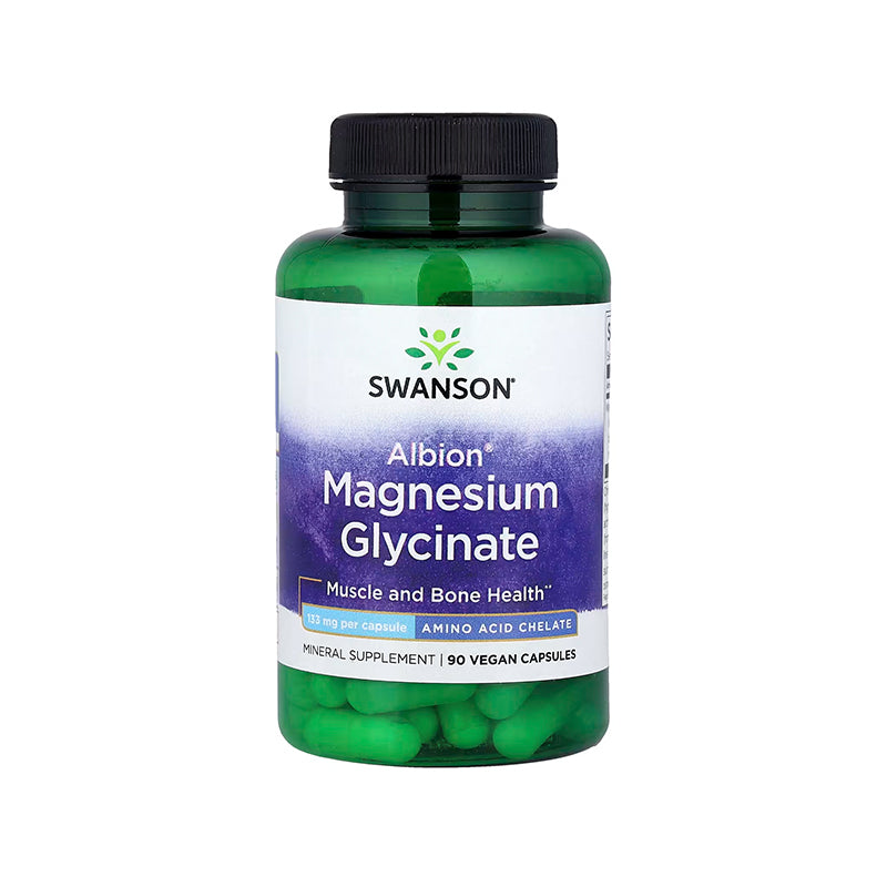 Swanson Albion Magnesium Glycinate 90 Capsules