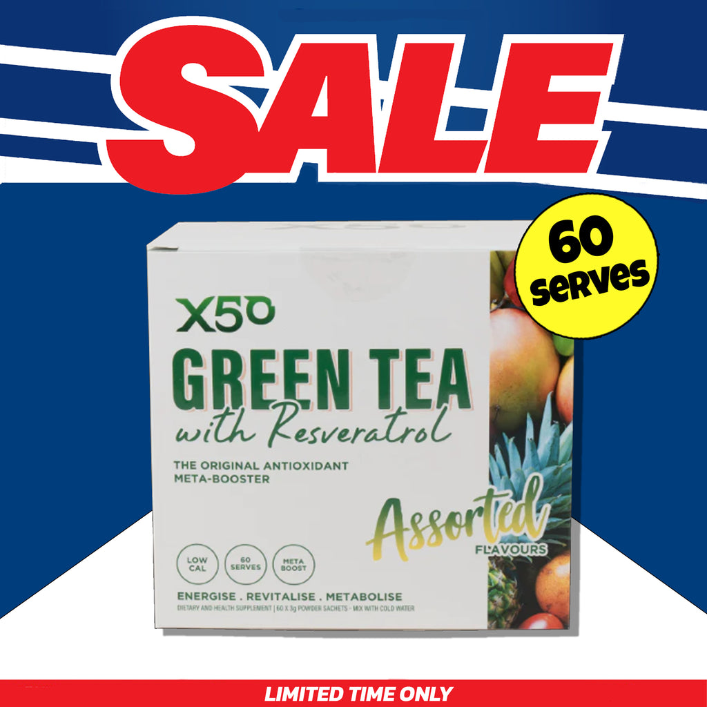 X50 Green Tea + Resveratrol by Tribeca Health
