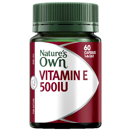 Nature's Own Vitamin E 500IU 60 Capsules