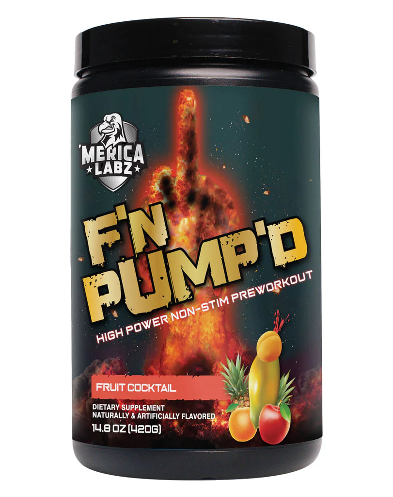 F'n Pump'd - High Power Non-Stim Pre-Workout by Merica Labz