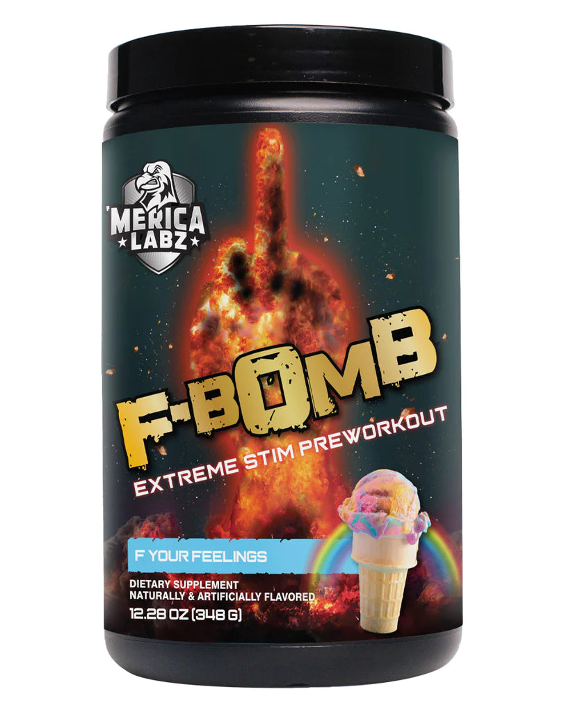 Merica Labz F-Bomb - Extreme Stim Pre-Workout