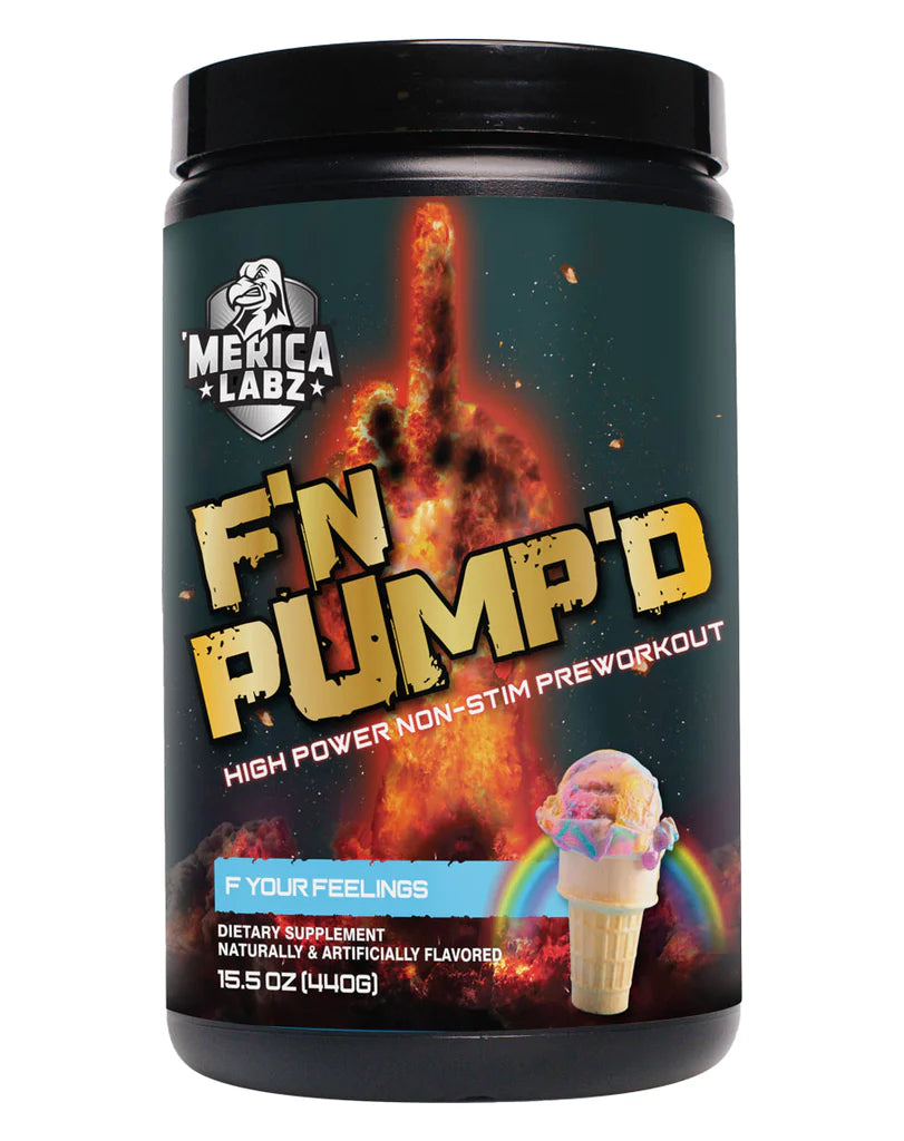 F'n Pump'd - High Power Non-Stim Pre-Workout by Merica Labz