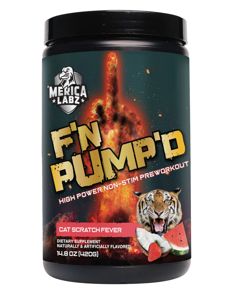 F'n Pump'd - High Power Non-Stim Pre-Workout by Merica Labz