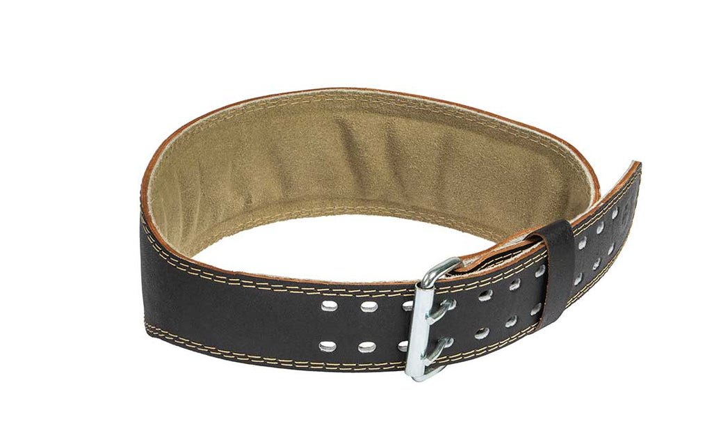 Harbinger 4 inch Padded Leather Belt (Black)