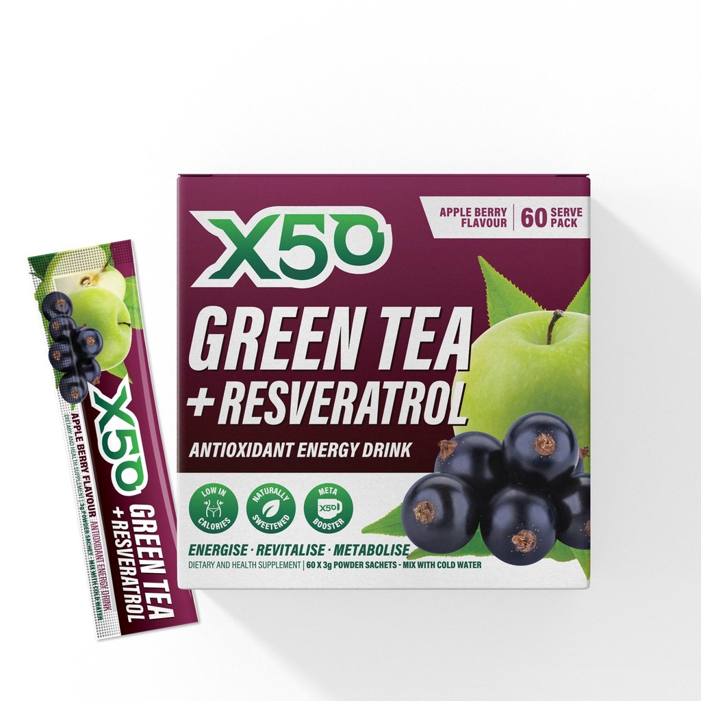X50 Green Tea + Resveratrol by Tribeca Health