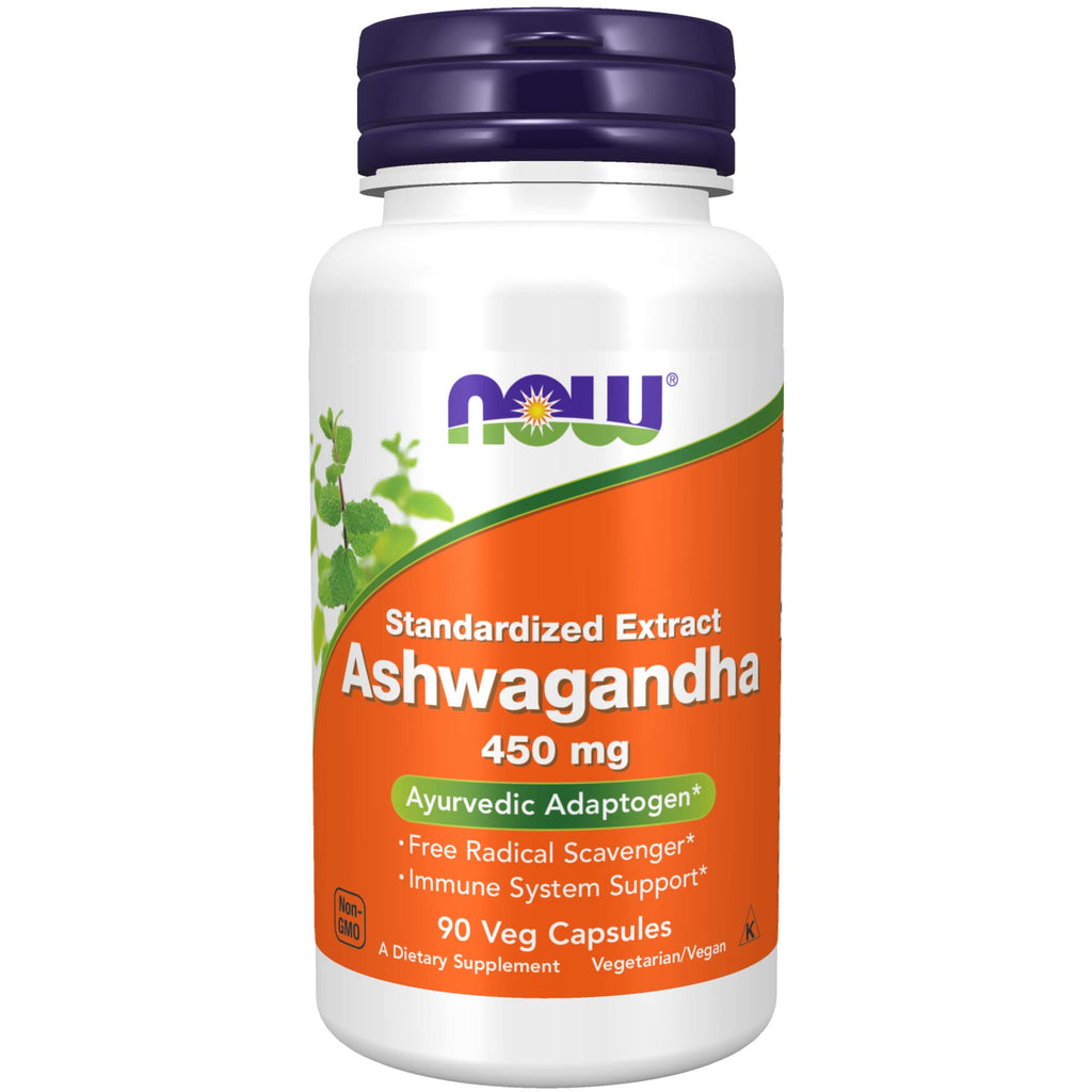 Now Ashwagandha 450mg 90 Veg Capsules