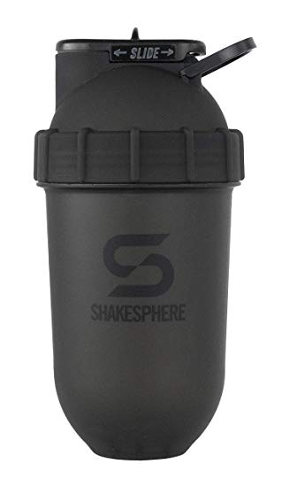 ShakeSphere Black Matt Frosted 700ml Shaker