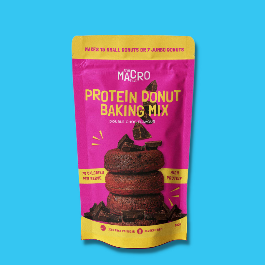 The Macrohut Protein Donut Baking Mix Double Chocolate Flavour 300g