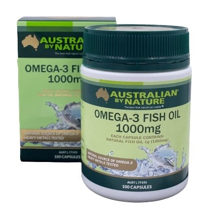 Australian by Nature Omega 3 Fish Oil 1000mg 100 caps