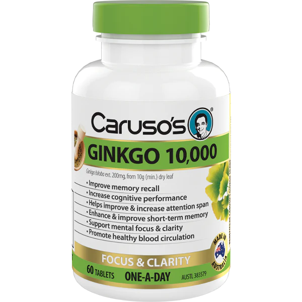 Carusos Natural Health Ginkgo 10,000