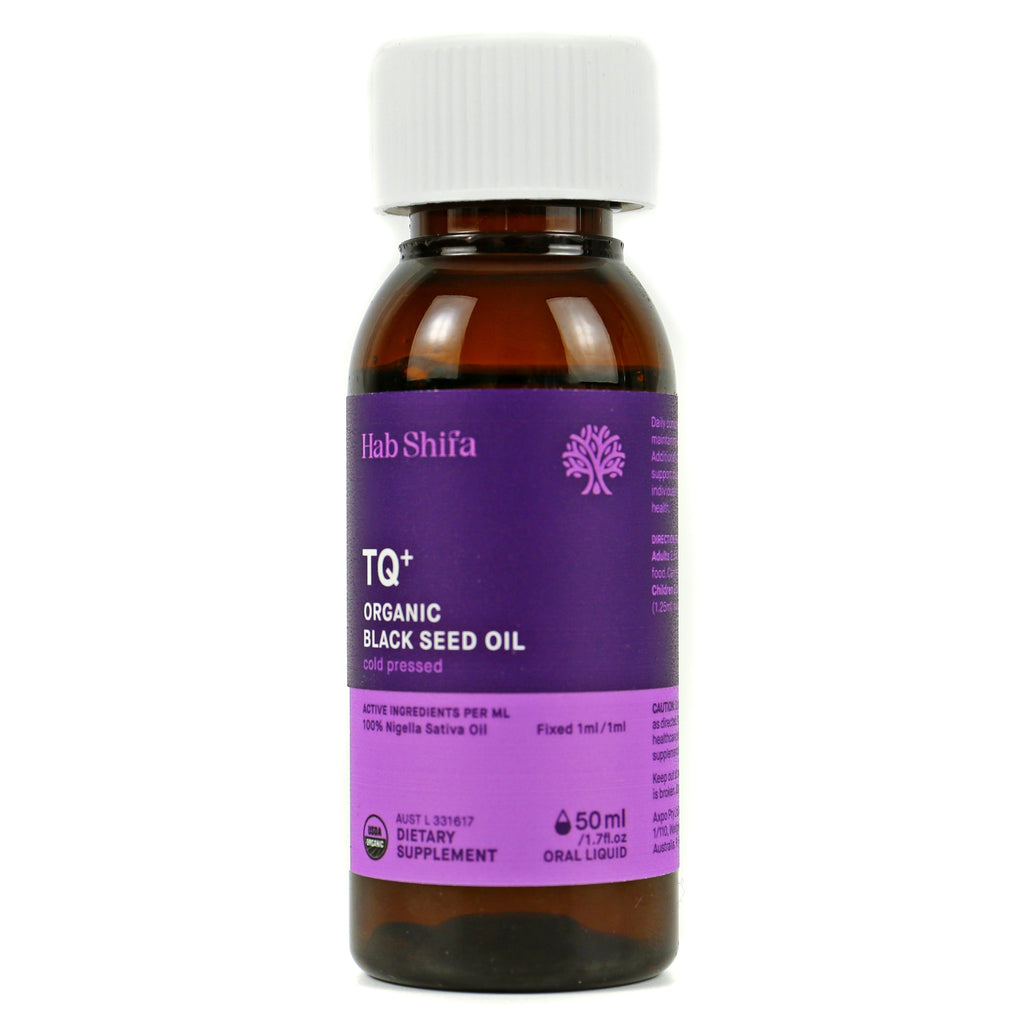 Hab Shifa TQ+ Organic Cold Pressed Black Seed Oil 50ml