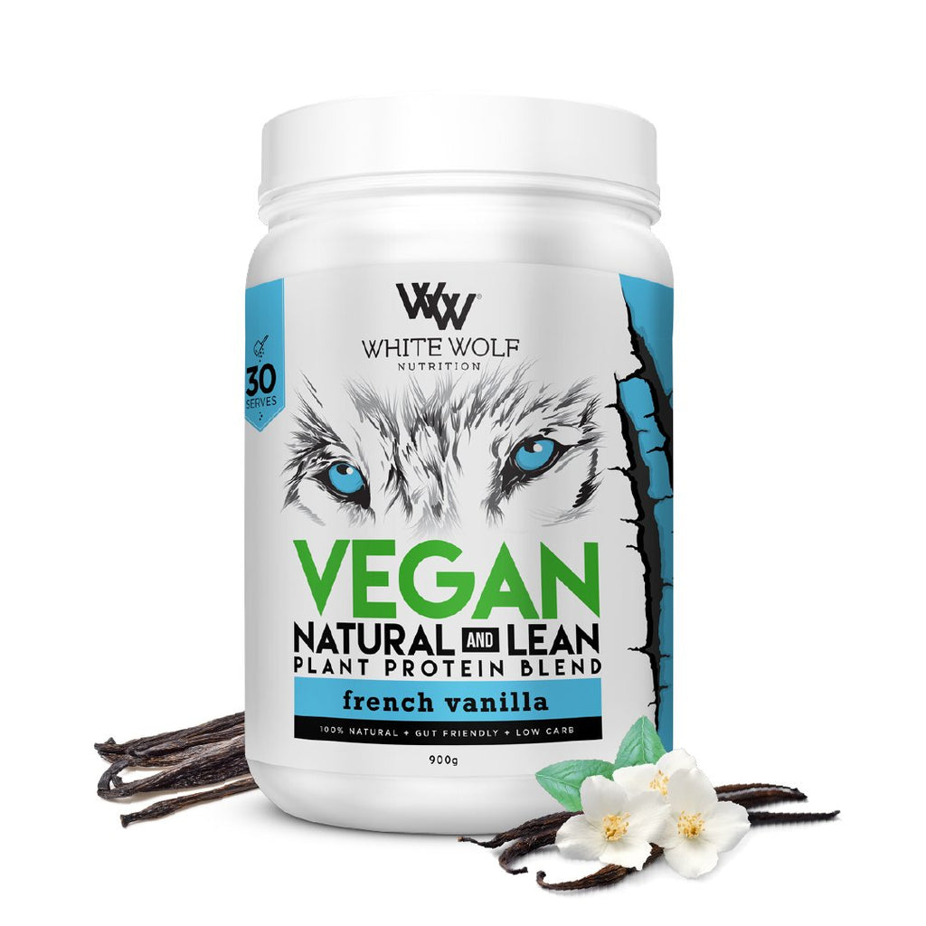 White Wolf Natural and Lean Plant Vegan Protein Blend 900g