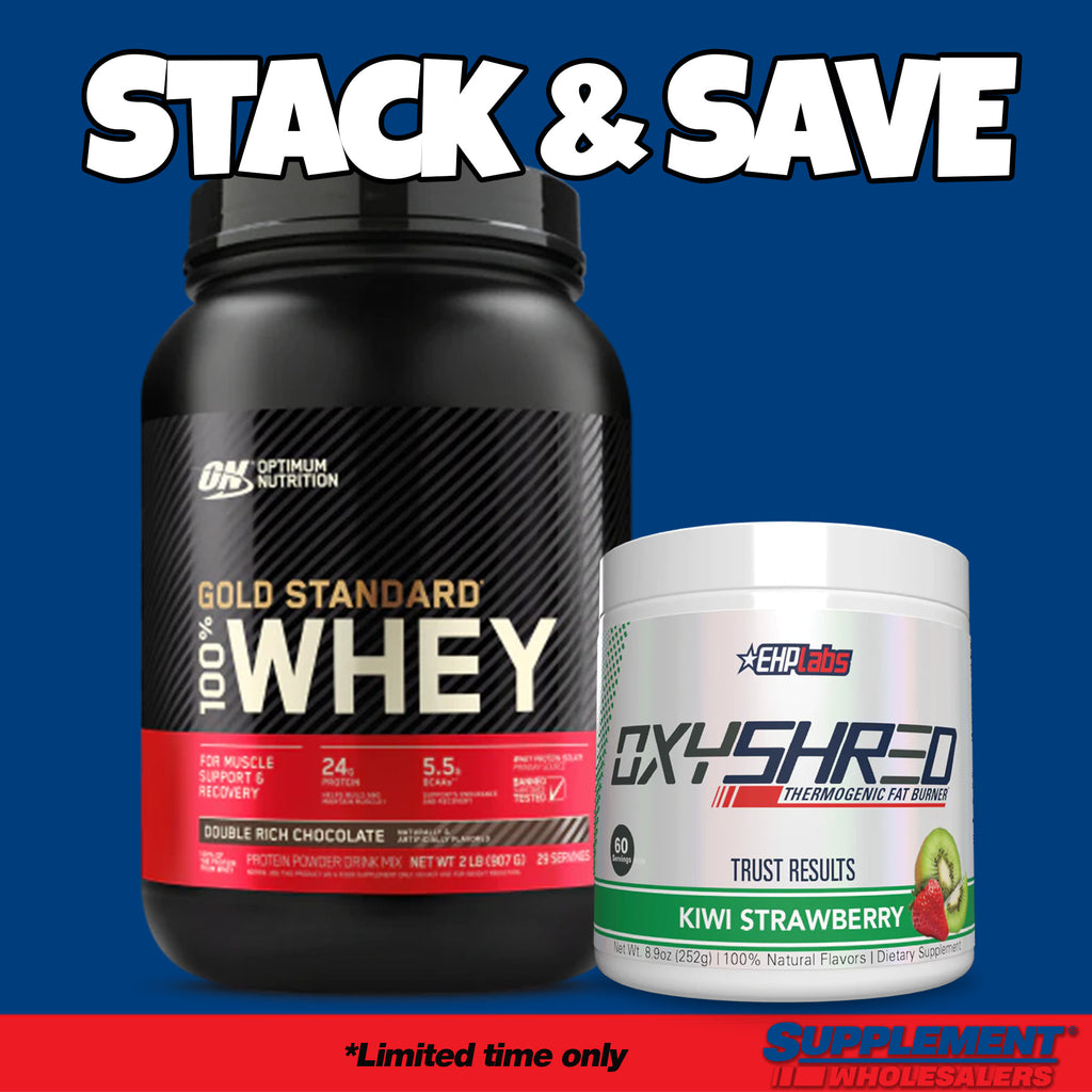 #1 STACK: ON Gold Standard Whey 2lbs + EHPLabs Oxyshred Fat Burner