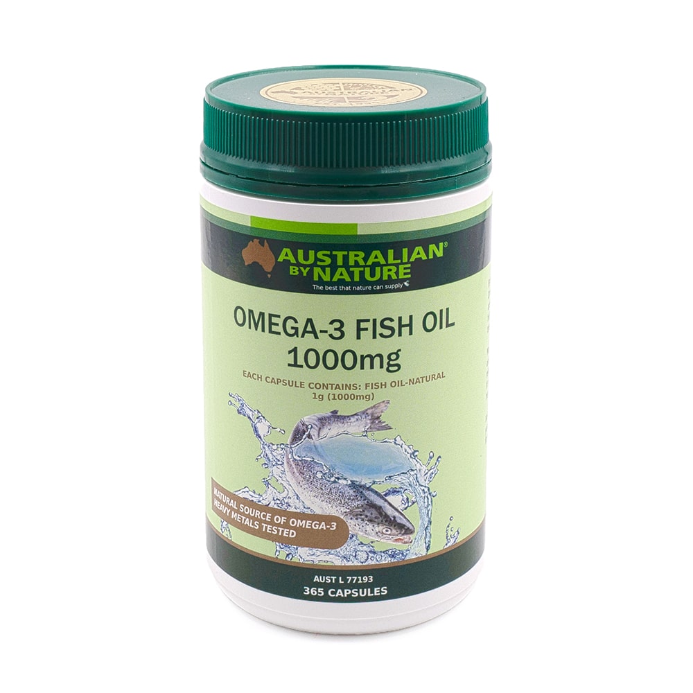 Australian by Nature Omega 3 Fish Oil 1000mg 365 caps