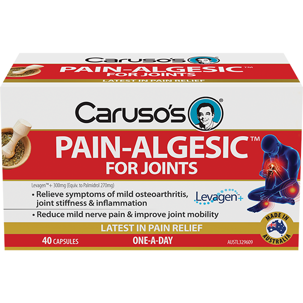 Carusos Natural Health Pain-Algesic for joints 40 Capsules