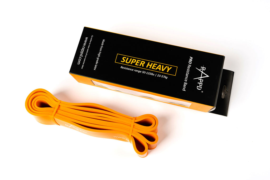 Rappd Super Heavy PRO Resistance Band – Orange