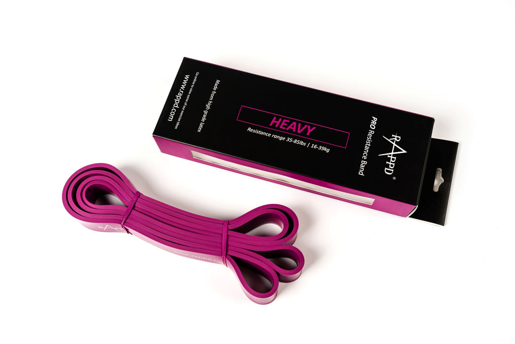 Rappd Heavy PRO Resistance Band – Purple