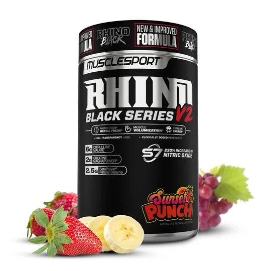 Musclesport RHINO Black Series V2 Pre Workout