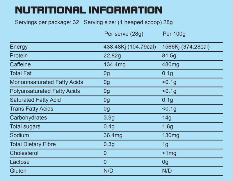 ASN HP 100 SHREDDED HIGH PURITY FAT BURNER PROTEIN