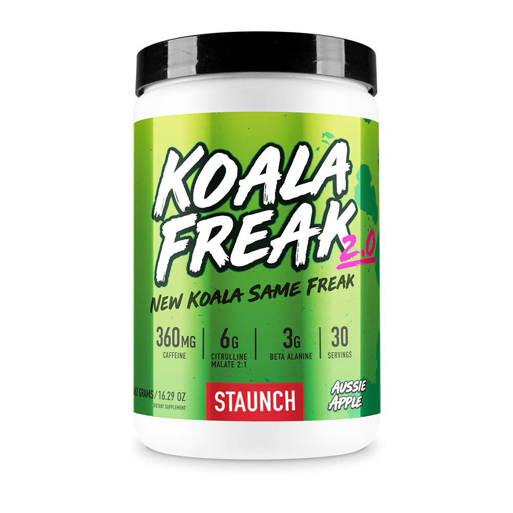 Staunch Koala Freak Pre-Workout 2.0 New Koala Same Freak